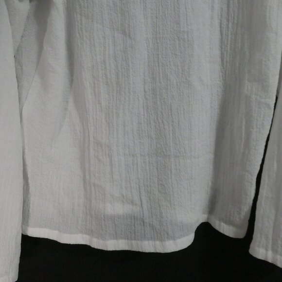 SLOK | xxl | Textured Long Sleeve African Shirt | Embroidered Front Detail - Picture 14 of 15